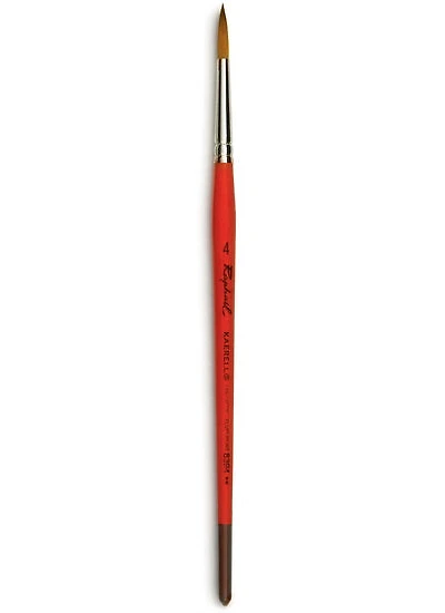Watercolor brush - synthetic - kaërell - round #4
