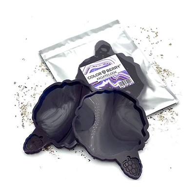 Ens. 2 moules géode en silicone