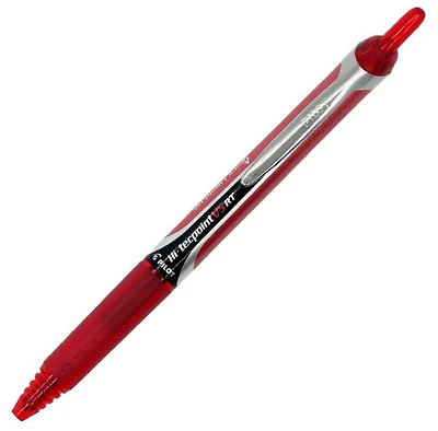 Ballpoint Pen Hi-Tecpoint V5 Clicker X-Fine Red