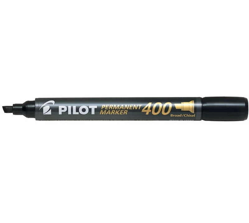 Permanent Marker Chisel Tip Black