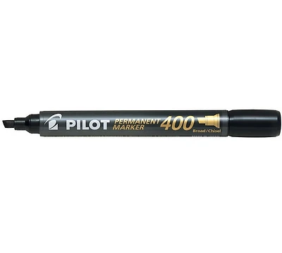 Permanent Marker Chisel Tip Black