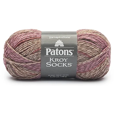 Fil kroy socks #1 - 50gr - mix brun rose