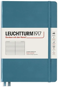 Cahier de notes ligné a5 251p bleu pierre