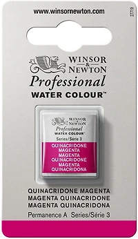 Aquarelle demi-godet - magenta de quinacridone - s3