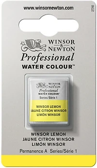 Watercolour half pan - winsor lemon - s1