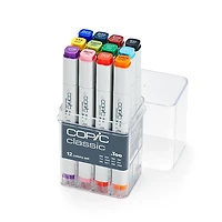 Ens. 12 marqueurs copic classic