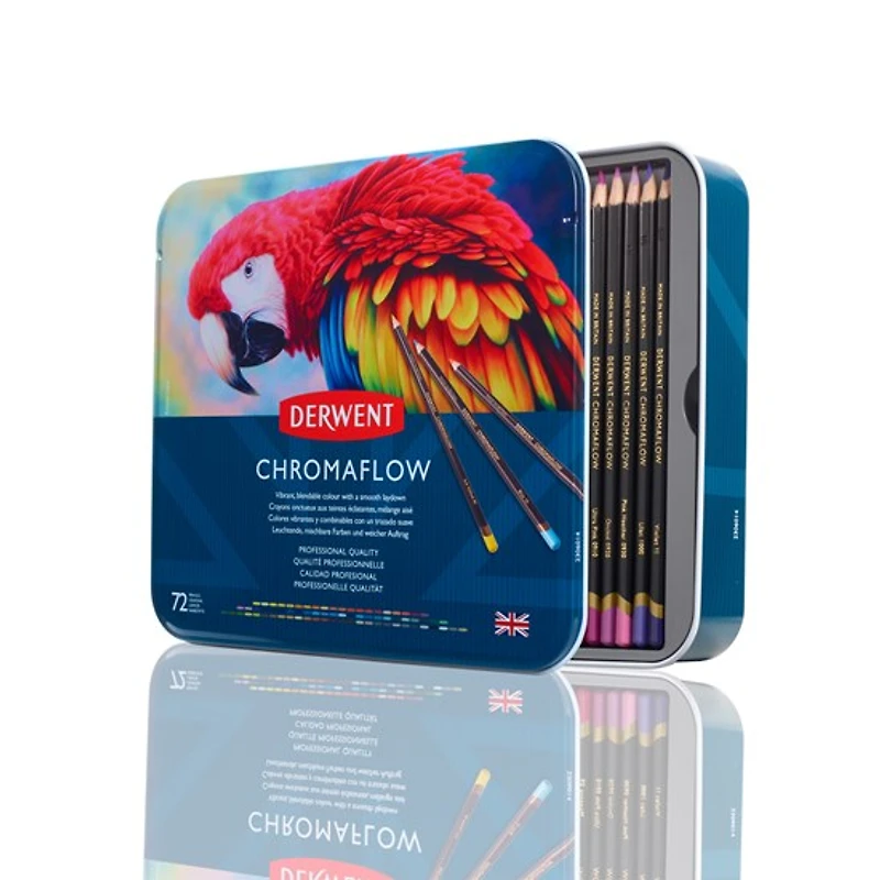 Set of 72 chromaflow pencils