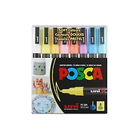 Set of 8 Posca Marker Pc-3M Pastel