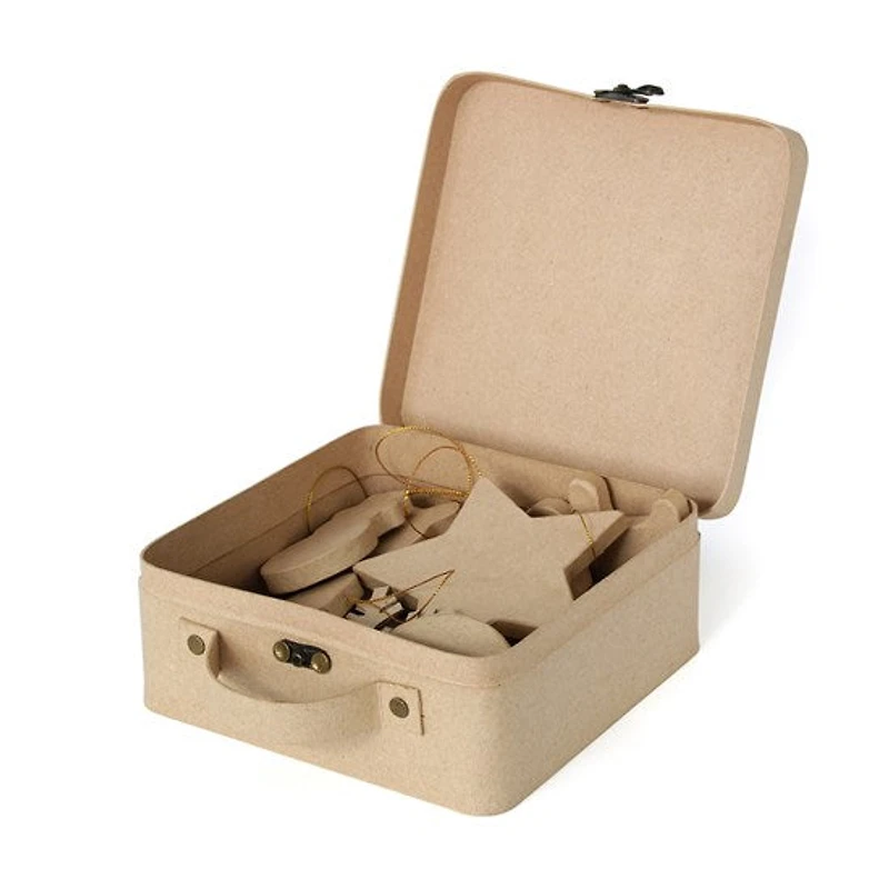 Ens. 10 ornements kraft