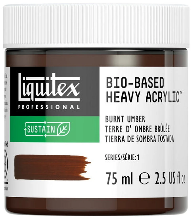 Acrylique bio hv - 2.5oz - terre d'ombre brûlée - s1