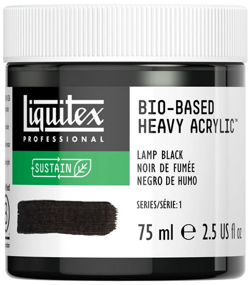 Acrylique bio hv - 2.5oz - noir de fumée - s1