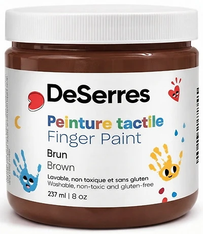 Finger paint - 237ml - brown