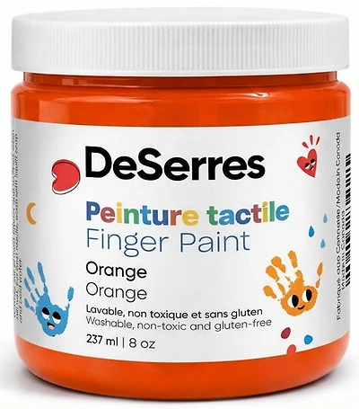Finger paint - 237ml - orange
