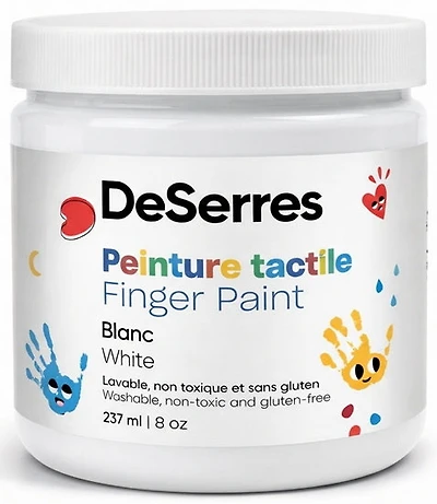 Finger paint - 237ml - white