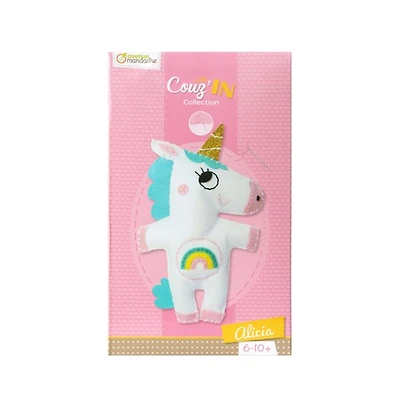 Coffret couture little couz'in - alicia la licorne