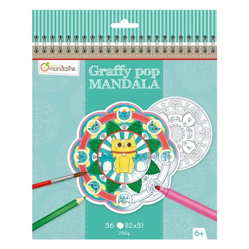 Graffy Pop : Mandala animaux