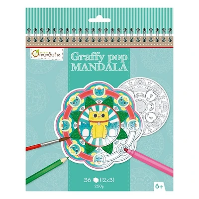 Graffy Pop : Mandala animaux