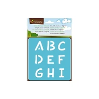 Pqt. de 6 pochoirs – alphabet