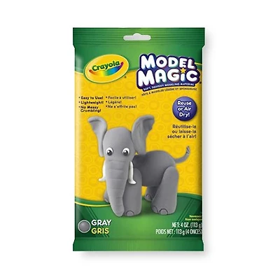 Pâte à modeler model magic de crayola – gris