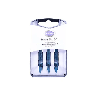 Steno Calligraphy Nibs - No. 361, Set of 3