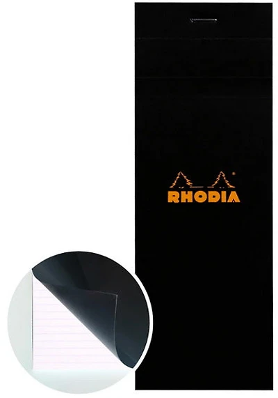 Bloc-notes rhodia - ligné - orange - 210 x 297 millimètres