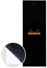 Rhodia Notepad-Lined - ORANGE - 210 X 297 MILLIMETERS