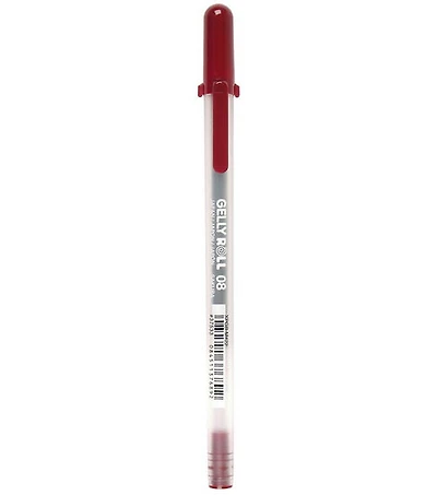 Stylo gel gelly roll 0.4mm bourgogne