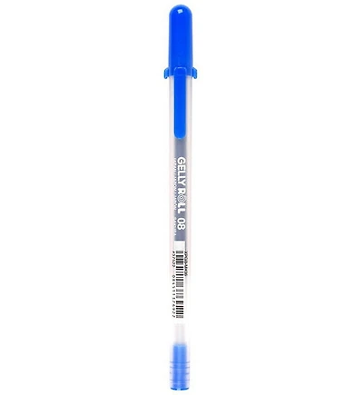 Stylo gel gelly roll 0.4mm bleu