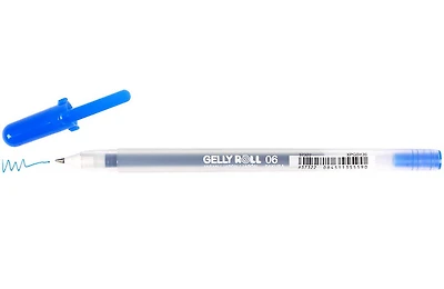 Stylo gel gelly roll 0.3mm bleu