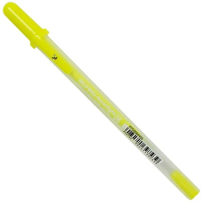 Stylo gel gelly roll moonlight 0.3mm jaune fluo
