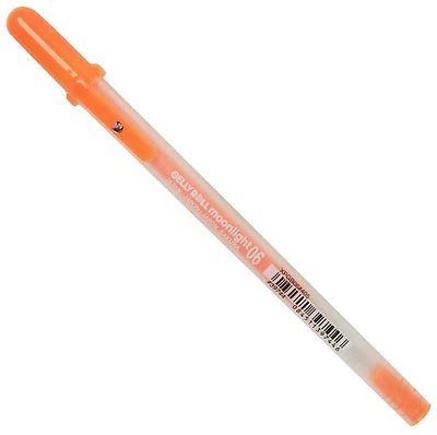 Stylo gel gelly roll moonlight 0.3mm orange fluo