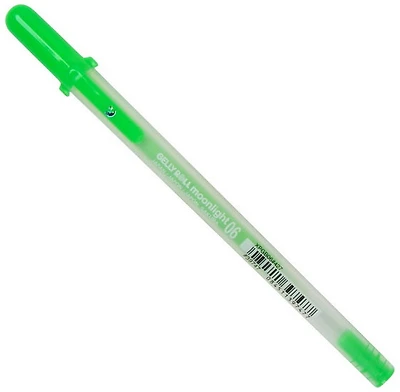 Stylo gel gelly roll moonlight 0.3mm vert fluo