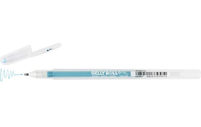 Stylo gel gelly roll stardust 0.5mm bleu ciel