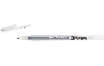 Stylo gel gelly roll stardust 0.5mm argent
