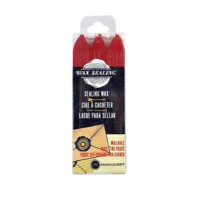 Ens. de 3 cires à cacheter