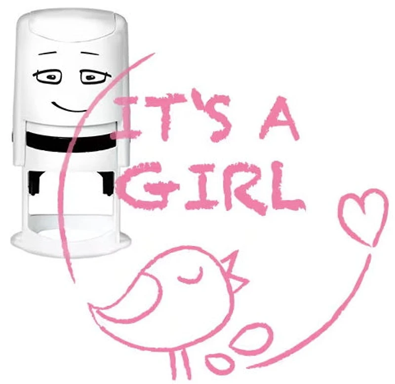 Buffer Pattern – It’s a Girl with Bird