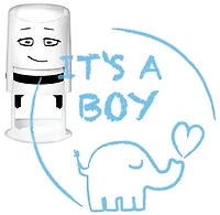 Buffer Pattern – It’s a Boy with Elephant