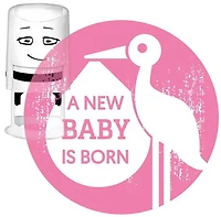 Buffer Pattern – A New Baby is Born with Stork