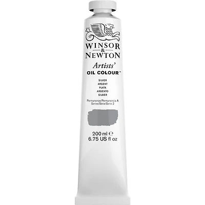 Huile artiste - 200ml - argent - s2