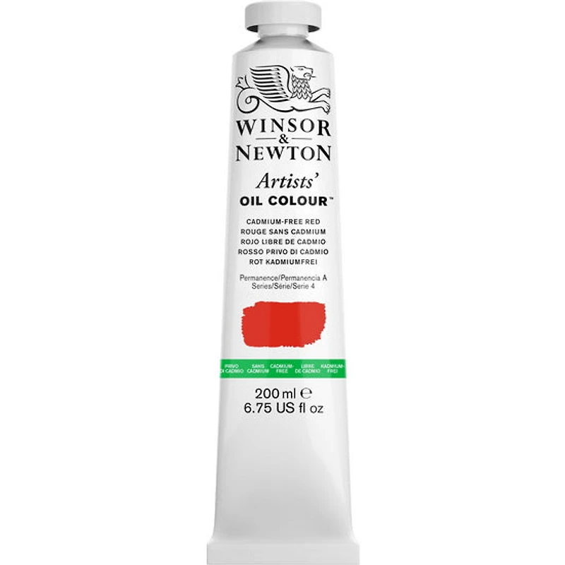 Artist oil - 200ml - cadmium-free red - s4