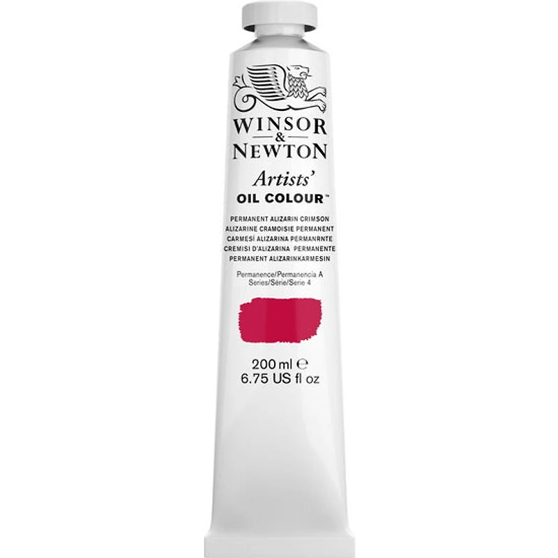 Huile artiste - 200ml - alizarine cramoisie permanent - s4