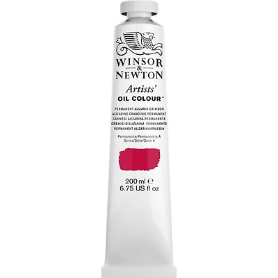 Huile artiste - 200ml - alizarine cramoisie permanent - s4