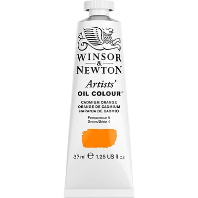 Huile artiste - 37ml - orange de cadmium - s4