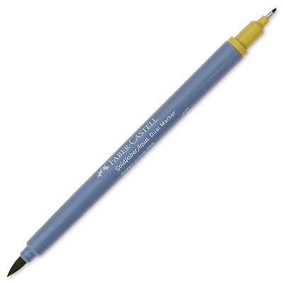 Goldfaber double-ended marker green ochre