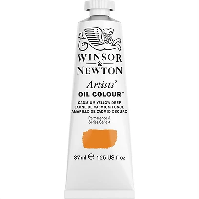 Huile artiste - 37ml - jaune de cadmium foncé - s4