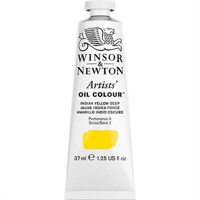 Huile artiste - 37ml - jaune indien foncé - s2