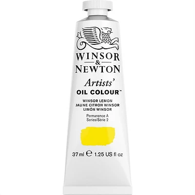 Huile artiste - 37ml - jaune citron winsor - s2