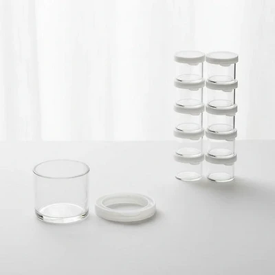 Paquet 8 godets en plastique
