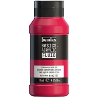 Basics fluid acrylic - 4oz - cadmium red deep hue
