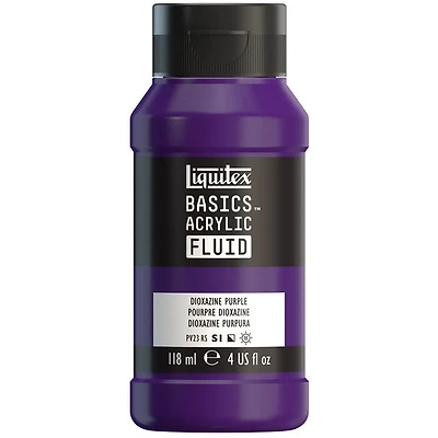 Acrylique basics fluide - 4oz - violet de diaxozine